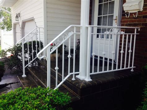 white iron railings morris county